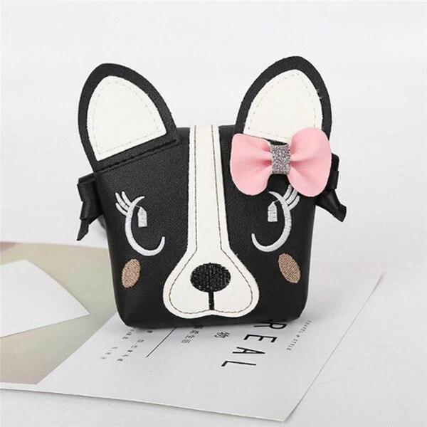 Girls Cute Black Dog Design Mini Shoulder Purse Bag eBay