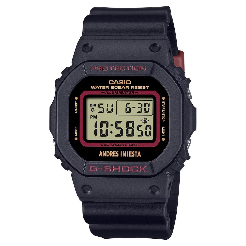 G-Shock DW-5600AI-1 Andrés Iniesta Football Limited Edition Watch