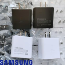 Samsung Galaxy S25 S25+ S24Ultra 45 Watt 45W Super Fast Wall Charger USB-C Cable