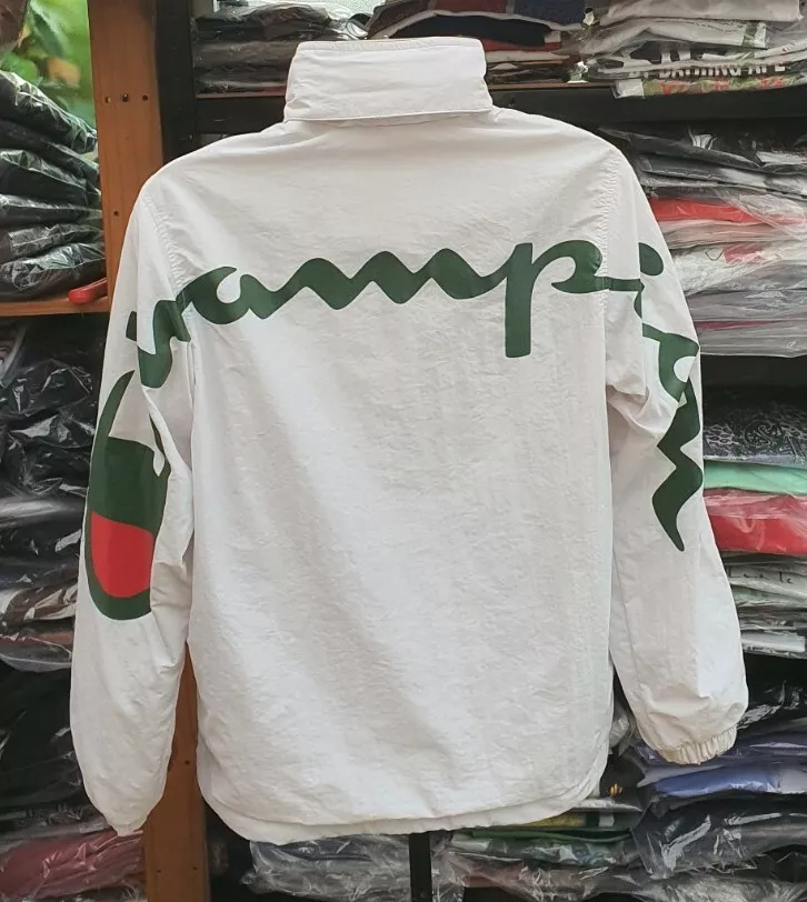 SS18 Supreme x Champion Track jacket size M medium white