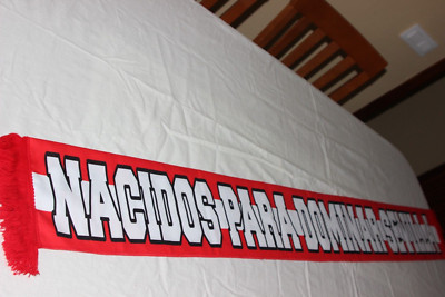 Écharpe De Supporters Sevilla FC - Ultras Biris Norte - Modèle "Nacidos Para Dominar" - Neuf