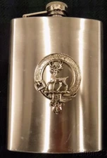 Scottish Clan Scott 8oz hip flask
