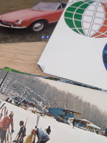 Lotto depliant auto Fiat 124 vintage - Foto 9 di 20