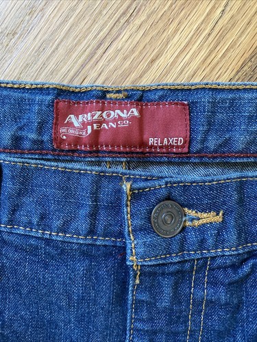 Arizona jeans boys Husky size 18 relaxed fit - New without tags Blue Denim 33x30 - Picture 2 of 8