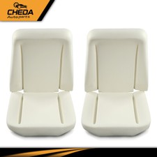 2x Fit For 1966-1972 Gm Front Bucket Seat Buns Foam Cushion Upper Lower Pair 2x Fit For 1966-1972 Gm Front Bucket Seat Buns Foam Cushion Upper Lower Pair
