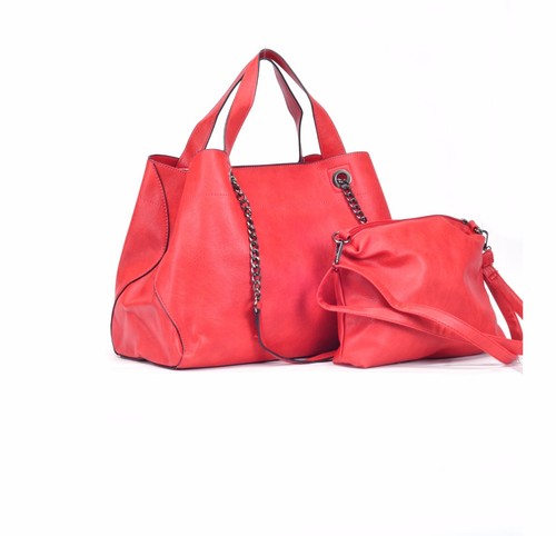 BORSA DONNA ELEGANTE CAPIENTE SACCO HOBO CATENA SPALLA MANO TRACOLLA PELLE - Foto 2 di 34