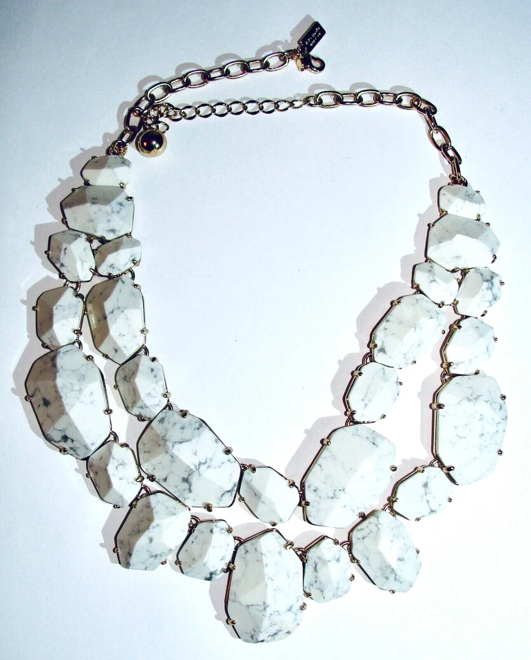Collar Kate Spade New York Cantera Gemas Piedra DORADO CAPAS DECLARACIÓN