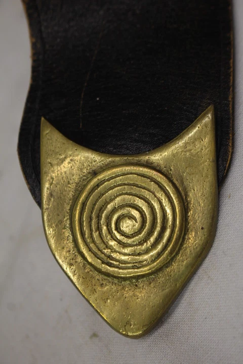 Cinturón "Ondas" Hecho a Mano 100% Cuero Genuino y Piel de Serpiente para Mujer 38" Bali-B119 Foto 4 de 4