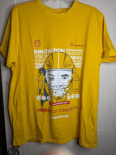 Shell Oil Eco Marathon Tee Shirt XL