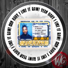 ONE DJ Turntable Slipmat 12 inch - ODB I LIKE IT RAW wutang brooklyn zoo