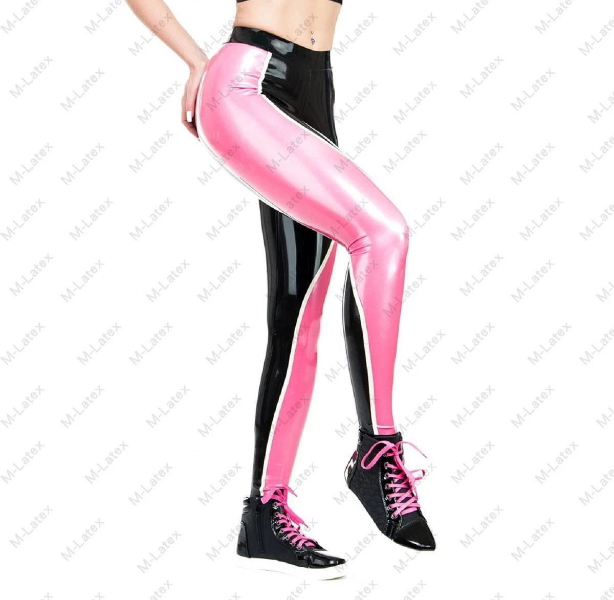 Latex jeggings cheap