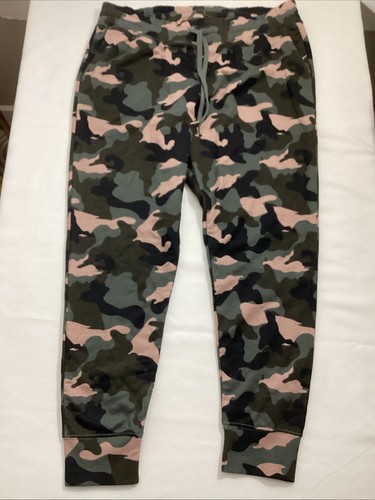 Divided H&M Women’s Jogger Pants 31 Camouflage Drawstring Waist Ankle SKU 58898