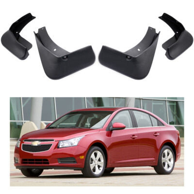 4-Piece Car Mud Flaps Set For Chevrolet Cruze Sedan 2016-2023 - ABS Plastic Splash Guards