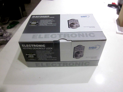 Shield Security Electronic KeyPad Deadbolt Lock Satin Nickel (131359)