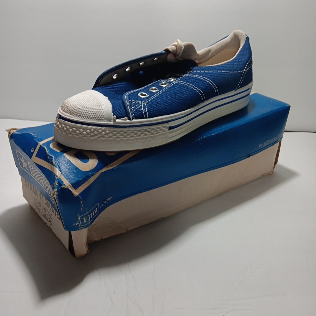 VTG Converse Straight Shooter Sz 3 1/2 (3.5) Blue Unisex VTG Converse Straight Shooter Sz 3 1/2 (3.5) Blue Unisex