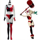 Harley Quinn Costume Cartoon Harley Quinn Cosplay Adult Women Girl Outfit