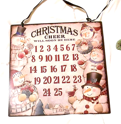 hanging-magnetic-christmas-countdown-advent-calendar-metal-seasonal-decor-ebay