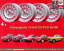 4 Cerchi Alfa Romeo 7x14 ET23 Giulia GT GTA Wheels Felgen llantas jantes