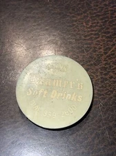 Vintage 1960-70 Resealable Bottle Cap Kramer’s Soft Drinks