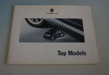 Vintage Porsche Prospekt Heft Übersicht Porsche Top Models (FM22-540)