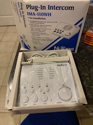 Nutone 1lb 12oz nutone ima11wh plug in intercom (784891130090)
