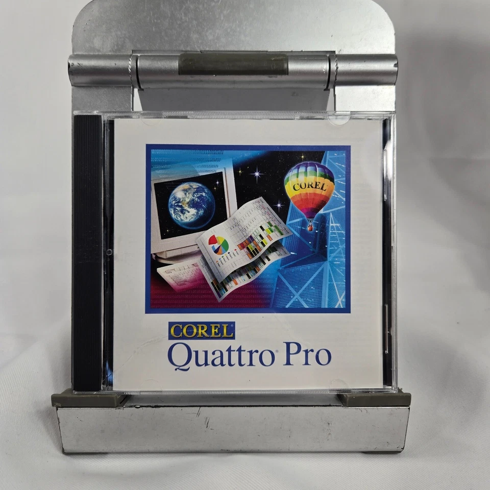 Open Box Corel Quattro Pro Spreadsheet Graphics Software Windows 3.5" Floppy +CD - Image 4 of 4