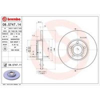 Brembo 2X Bremsscheibe Vorne 288 Voll FüR Audi A4 8D2 B5 8D5 4A C4