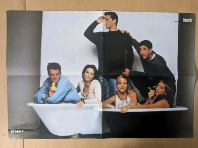 FRIENDS Jennifer Aniston MATTHEW PERRY Cox LeBlanc Kudrow /A1 Danish POSTER U916
