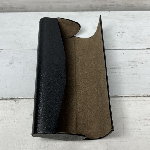 Black Burberry Hard Sided Magnetic Sunglasses Eyeglasses Eye Sun Glasses Case - Picture 3 of 6