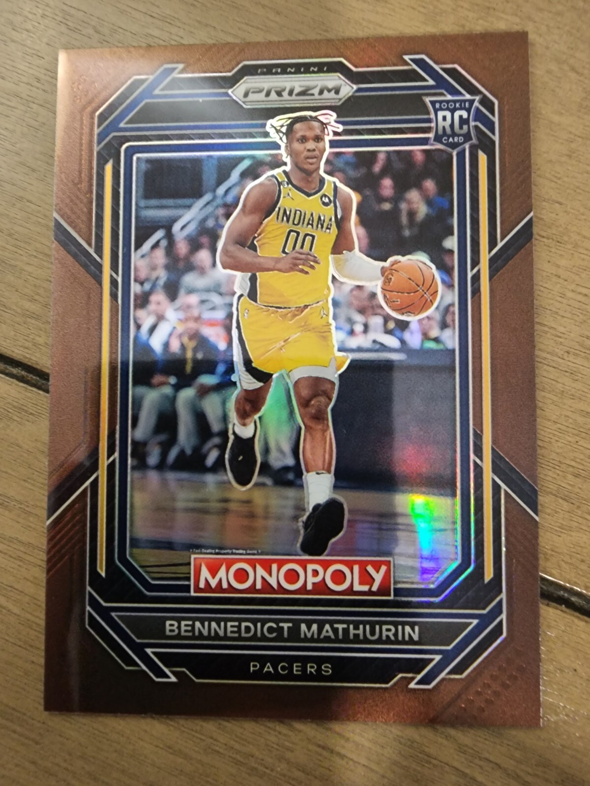 Bennedict Mathurin 2022-23 Prizm Monopoly Rookie RC #36 Brown Prizm /249