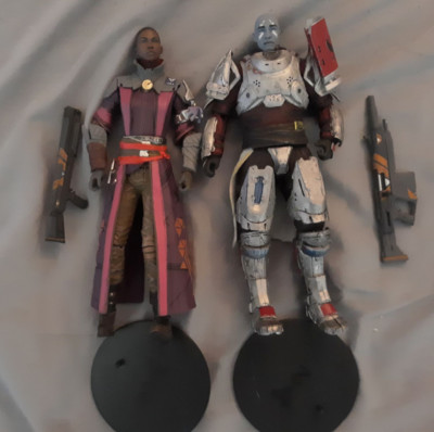 Destiny 2 Zavala and Ikora Rey McFarlane Toys 7 Inch Figures LOOSE! NO CODES! 