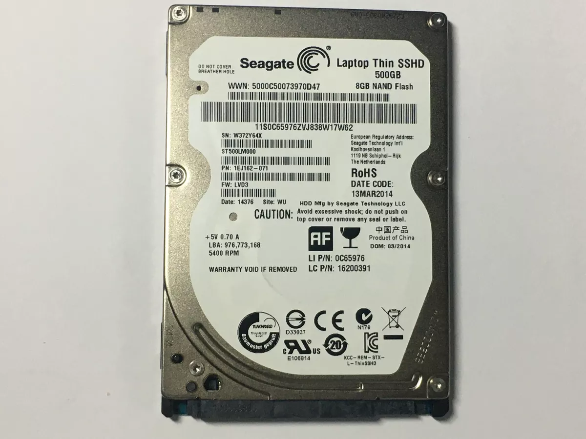 Sshd seagate 500gb clearance