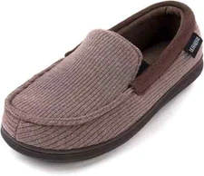 Men's Slippers Memory Foam Moccasin Casual House Shoes Slip-on Outdoor size new