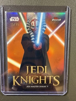 2025 Topps Smugglers Outpost Shaak Ti Jedi Knights Orange 15/25