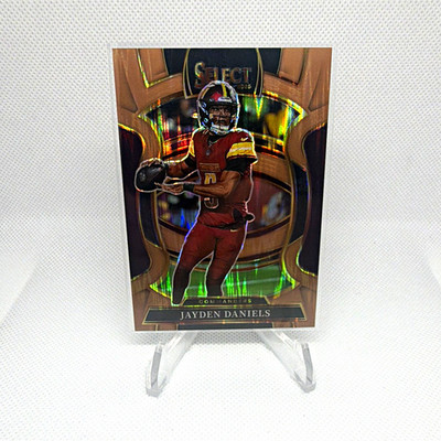 Panini 2025 Select Concourse Jayden Daniels Commanders Copper Shock Prizm #88