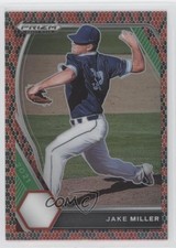 2021 Panini Prizm Draft Picks Snakeskin Prizm 11/25 Jake Miller #PDP203 nd3