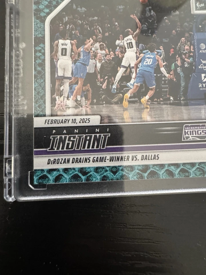 ¡¡Baloncesto instantáneo DeMar DeRozan 1/1 Kings Panini!! Último segundo disparo Foto 2 de 4