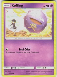 Koffing 73/214 Unbroken Bonds Common Pokémon Card
