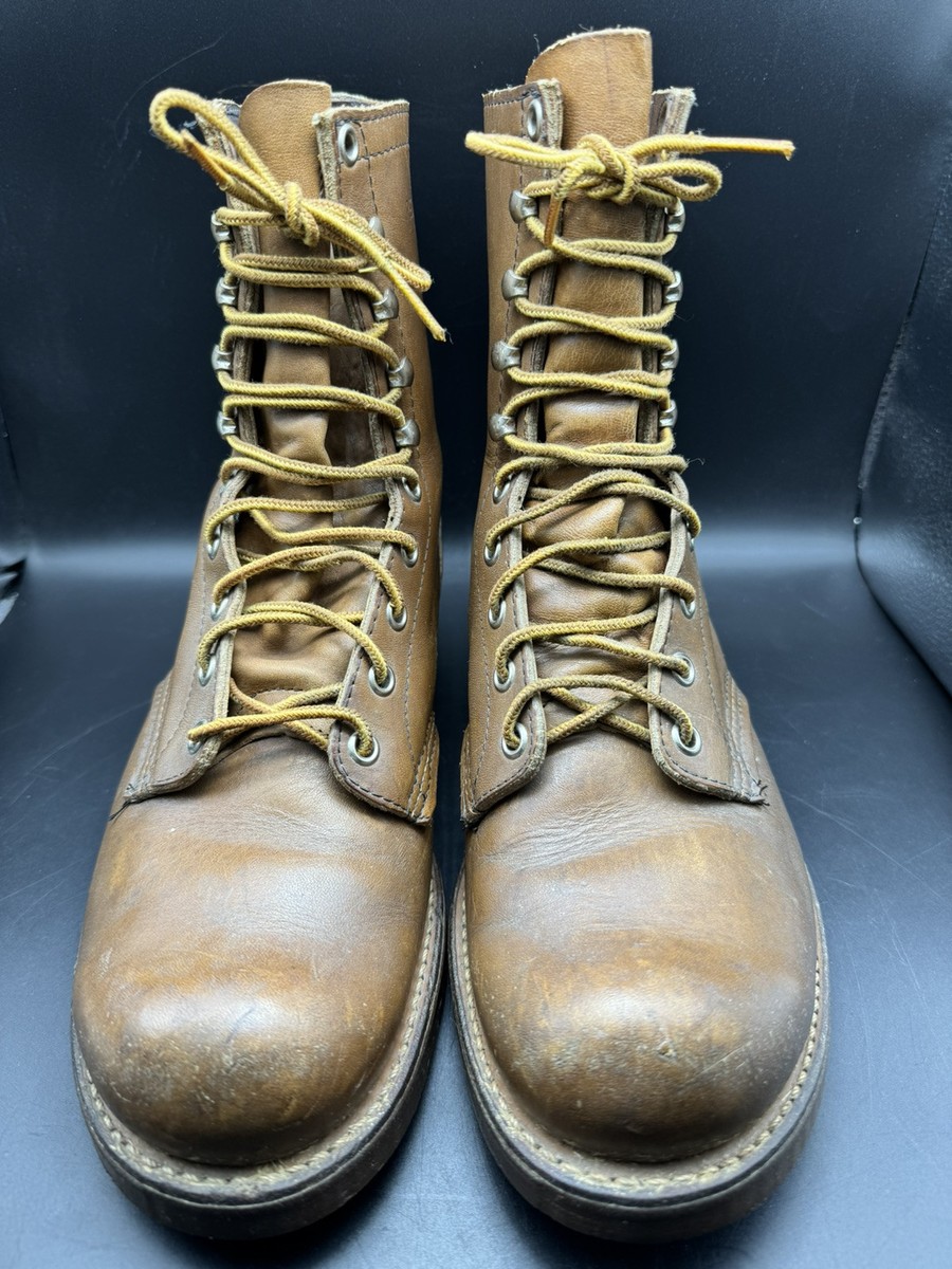 VTG Red Wing 947 70s Men's Leather Logger Boots US 8 D