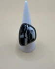 Vintage 925 Sterling Silver White Buffalo Stone Ring / Size 8.25