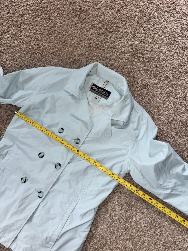 Chaqueta Blazer Columbia Para Mujer Talla M Azul Prendas Exteriores Cuello Botón Nylon Foto 3 de 4