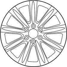 Genuine Infiniti Aluminum Wheel D0cmm1zr4a Genuine Infiniti Aluminum Wheel D0cmm1zr4a