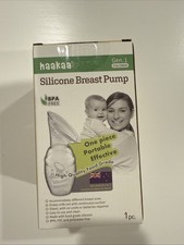 Haakaa Manual Breast Pump 4oz/100ml, New Style Silicone Manual