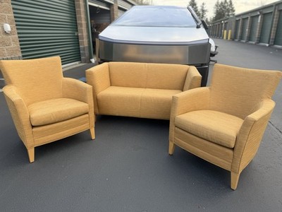 Jack Cartwright Vintage Sofa and Side Chairs Mid Century Modern