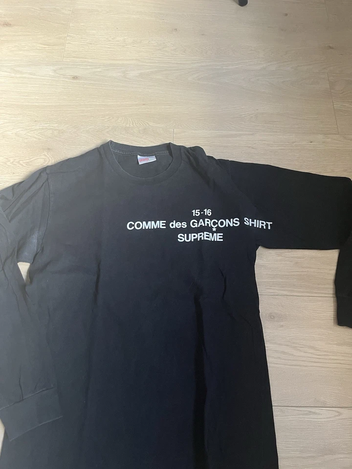 tee shirt comme des garçons supreme manche longue - Photo 1/4