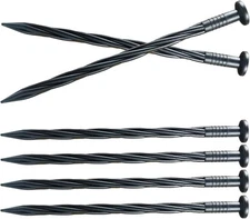 30 Pcs Spiral Landscape Anchoring Spikes, 8 Inch Landscaping 30 Pcs, Black 
