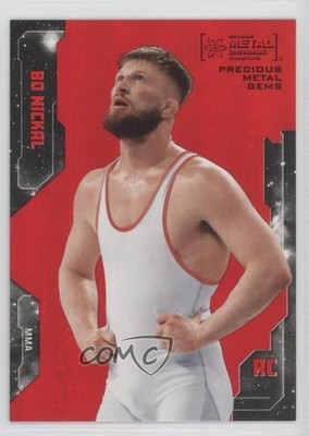 2024 Skybox Metal Universe Champions PMG Red 58/100 Bo Nickal #42 0i47