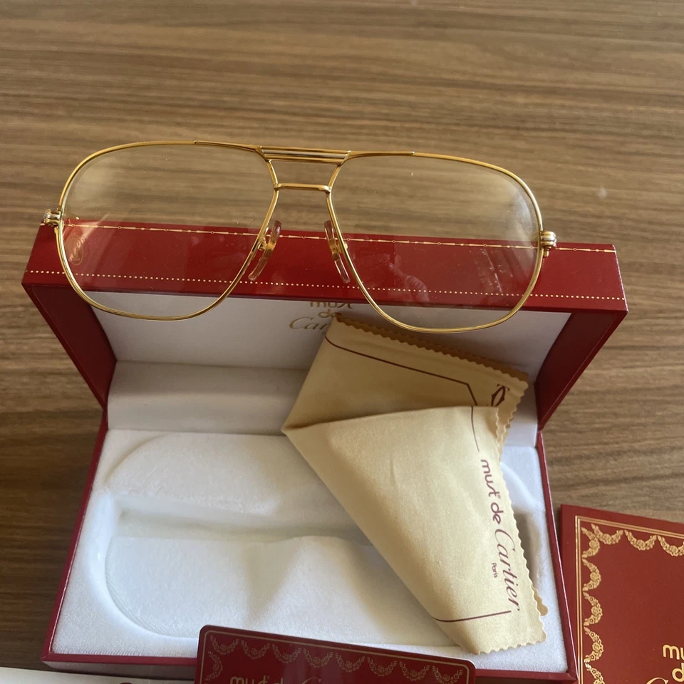 Auth. Used Cartier Vintage Must Vendome Sunglasses 140-59-48-14 - Image 2 of 4