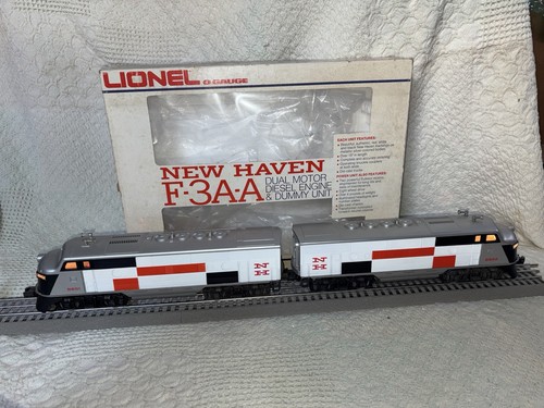 Lionel Electric Trains 6-8851/6-8852 New Haven F3 AA Set w/box C-7 ...