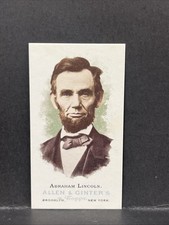 2006 Topps Allen & Ginter Mini #328 Abraham Lincoln A & G Back